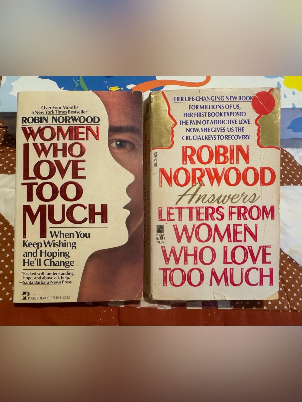 Robin Norwood Self help paperbacks